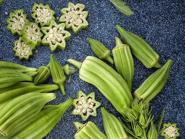 100+ Okra Seeds – Star Of David ——— Old World Variety