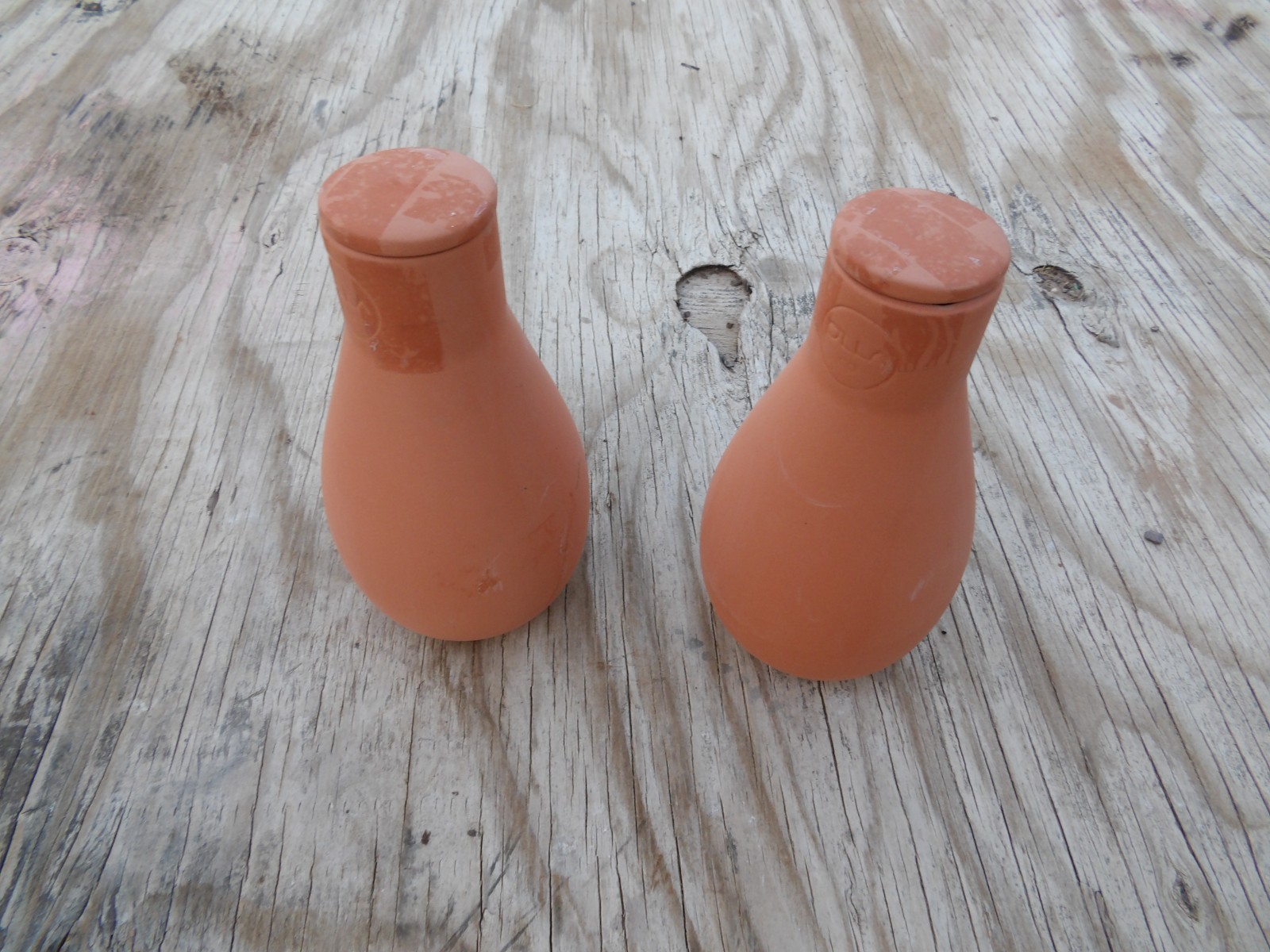 2pc Terracotta Self-Watering Plant Pots, 3.0×3.0x6″, Ollas for Garden