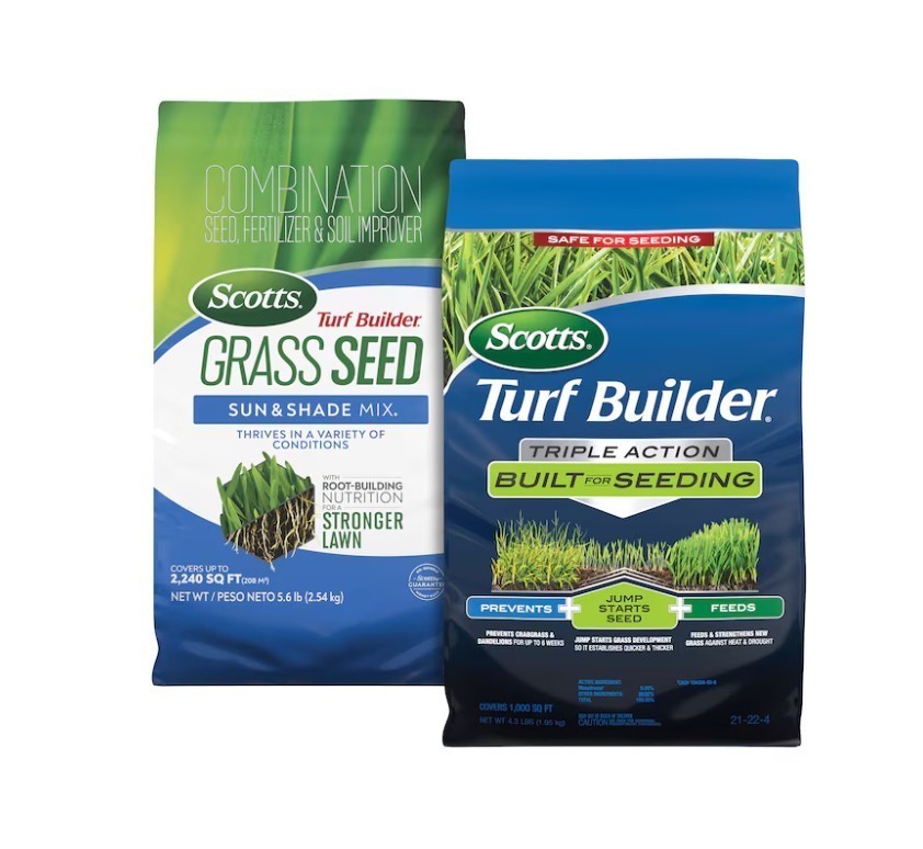 [FASH SALE] Scotts Turf Builder Grass Seed Mix Bundle 9.9 lb Mixed Blend New