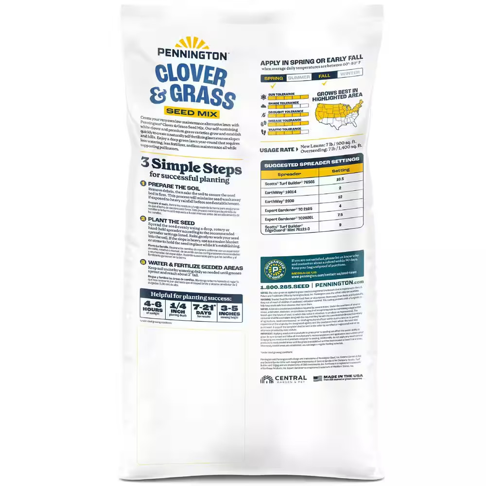 7 Lbs. Clover and Grass Seed Mix