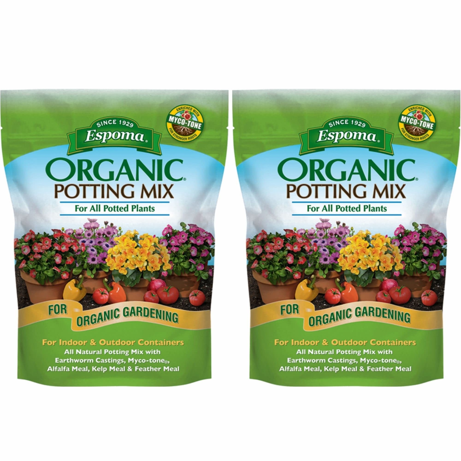 Espoma Organic Potting Soil Mix – All Natural Potting Mix For All Indoor & Ou…