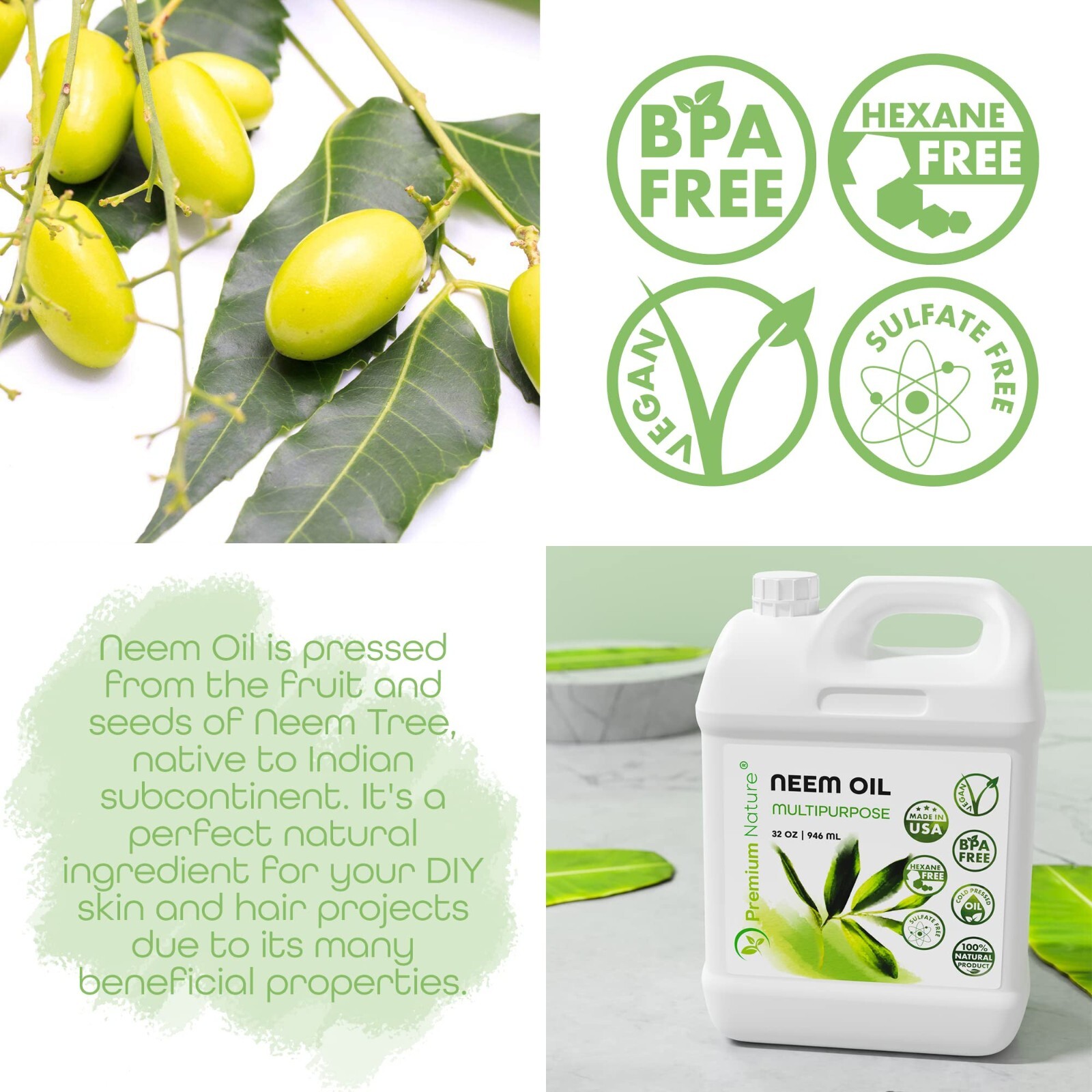 Neem Oil for Plants, Indoor and Outdoor Gardening Ready-to-Use, Pure…