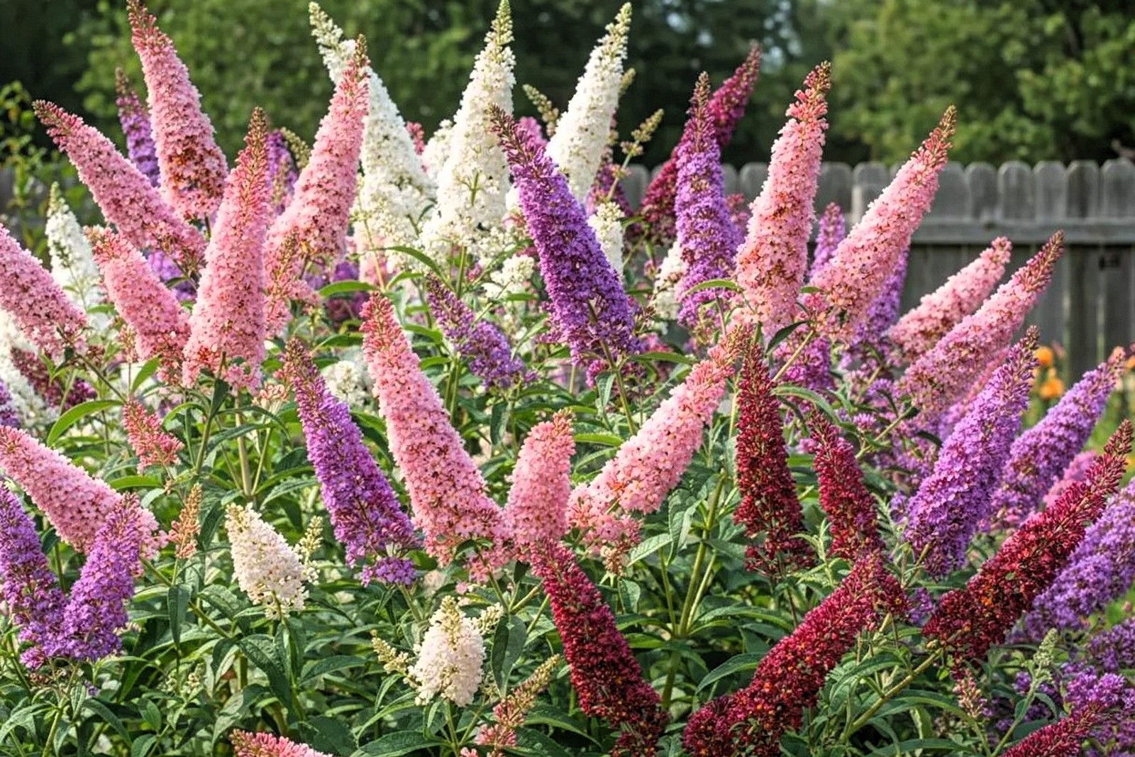 100 MIXED COLORS BUTTERFLY BUSH Buddleia Davidii Flower Seeds *Flat S/H