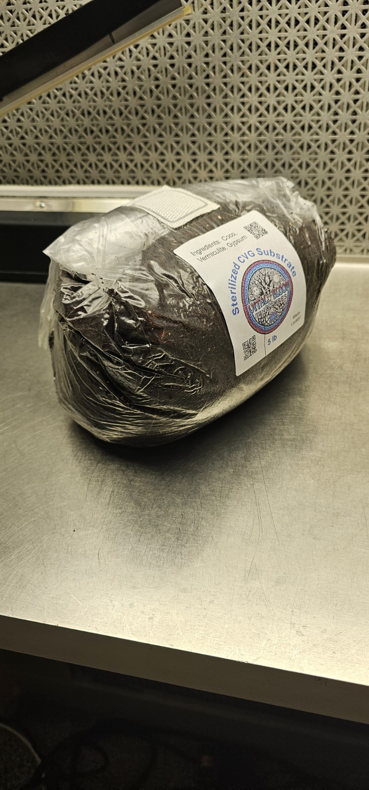 5 Lbs Sterilized Mushroom Substrate CVG (Coco, Vermiculite, Gypsum)