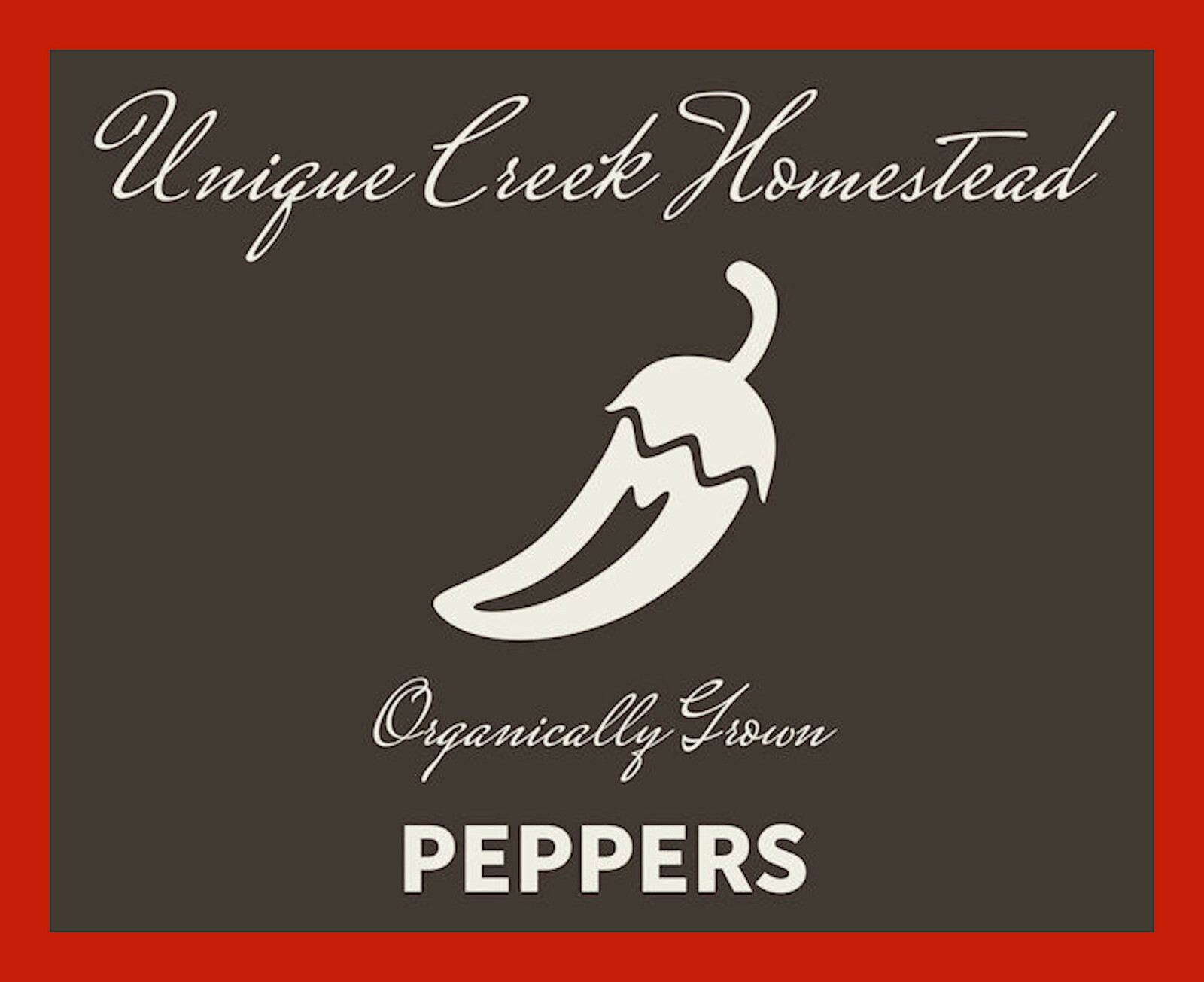 RED HOT CHERRY Pepper Seeds Organically Grown Unique Creek Homestead Certified