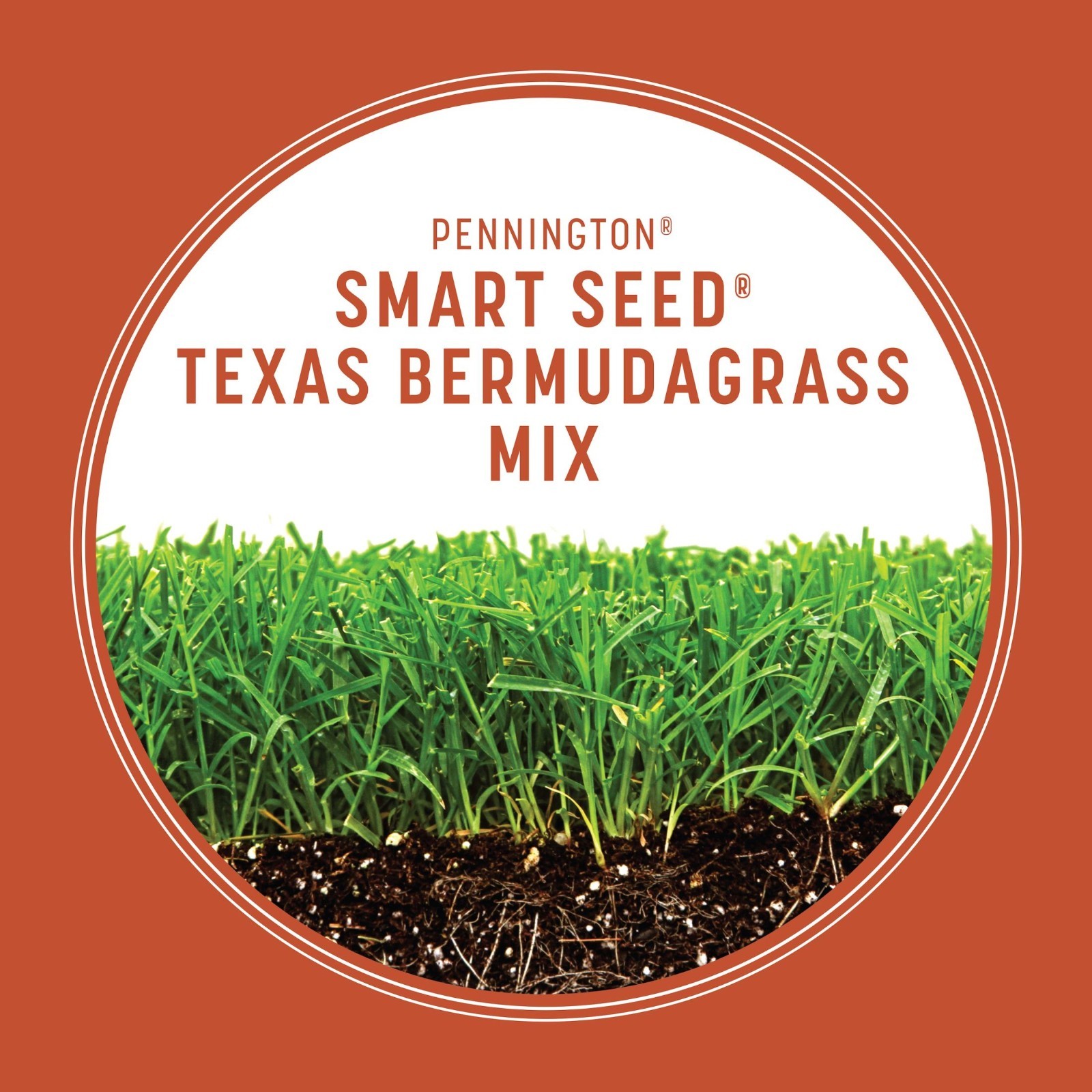 Pennington Smart Seed Texas Bermuda Grass Seed Mix, for Full Sun, 8.75 Lb.