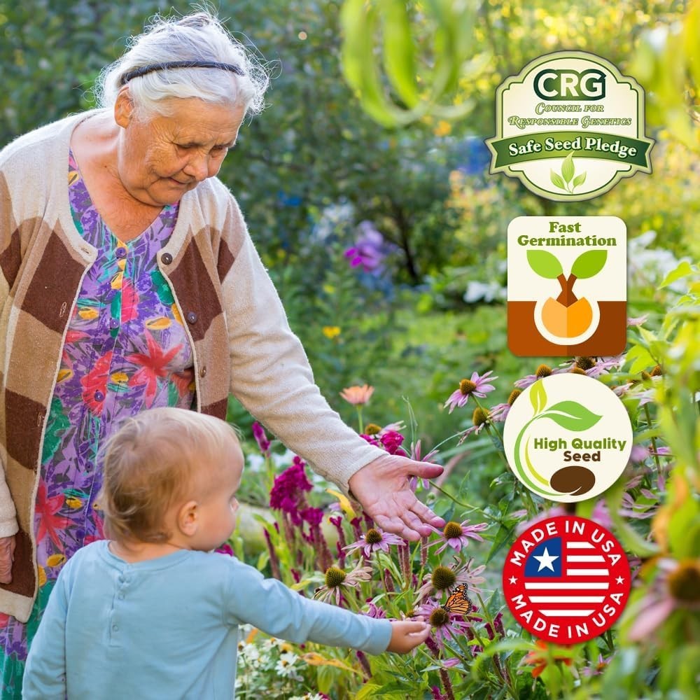 1oz Monarch Butterfly Wildflower Seed Packet – Attract Pollinators with Ease