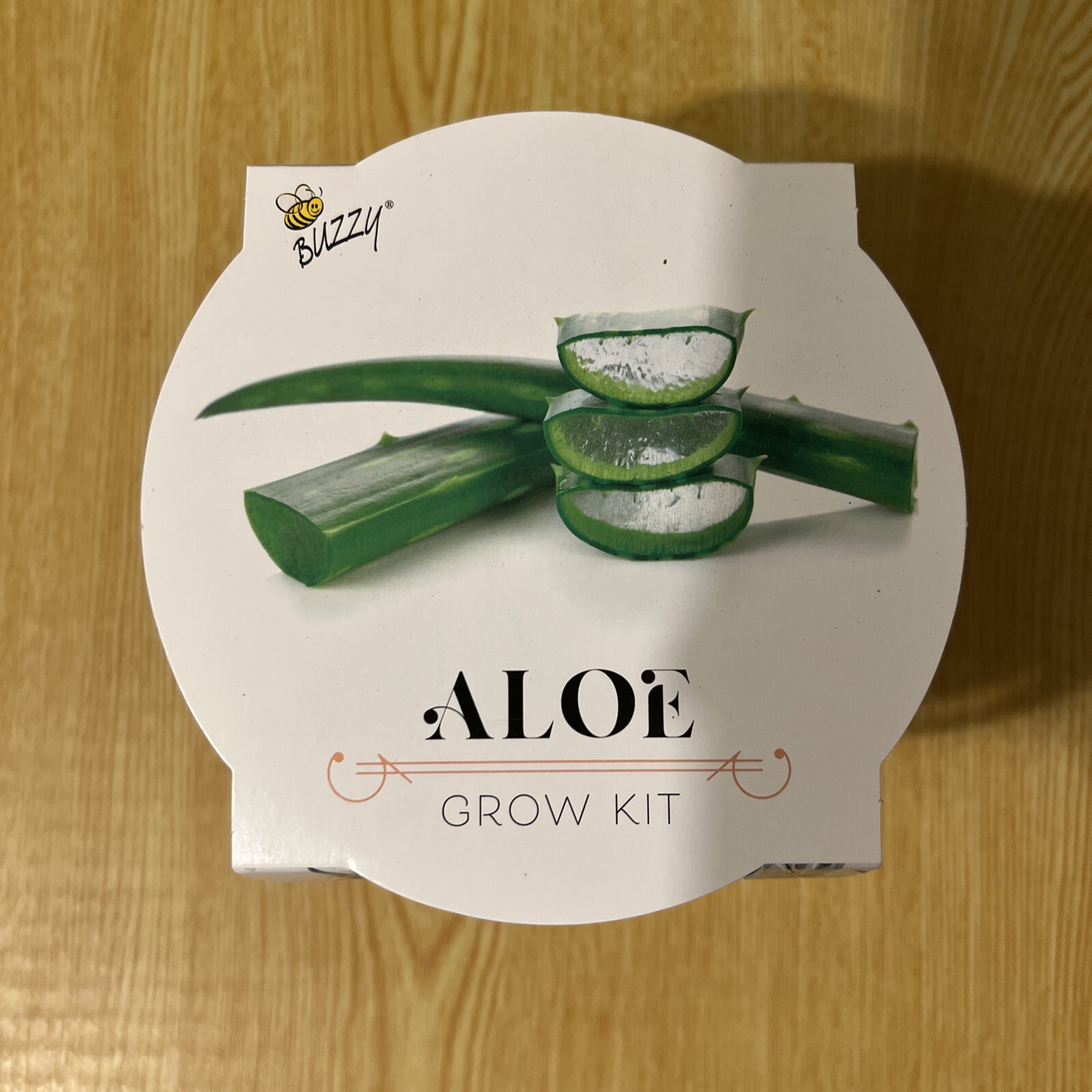 Black Plastic Woven 5″ Pot Aloe Vera Succulent Plant Seed Complete Grow Kit