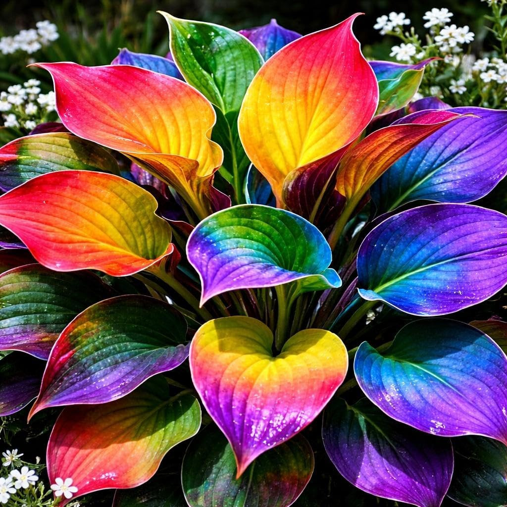 115+ Hosta Seeds for Planting – Perennial Shade Loving Foliage Rainbow