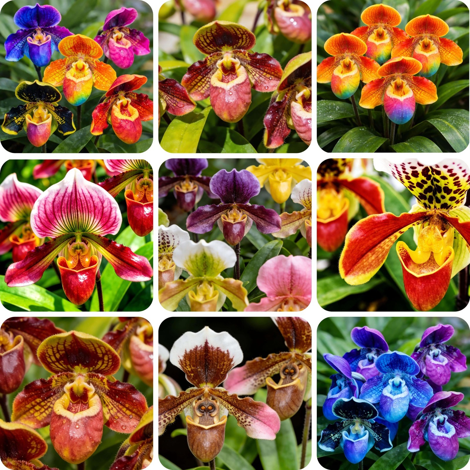 210+ Monkey Face Orchid Seeds – Exotic Dracula Simia Perennial Flower Seeds for