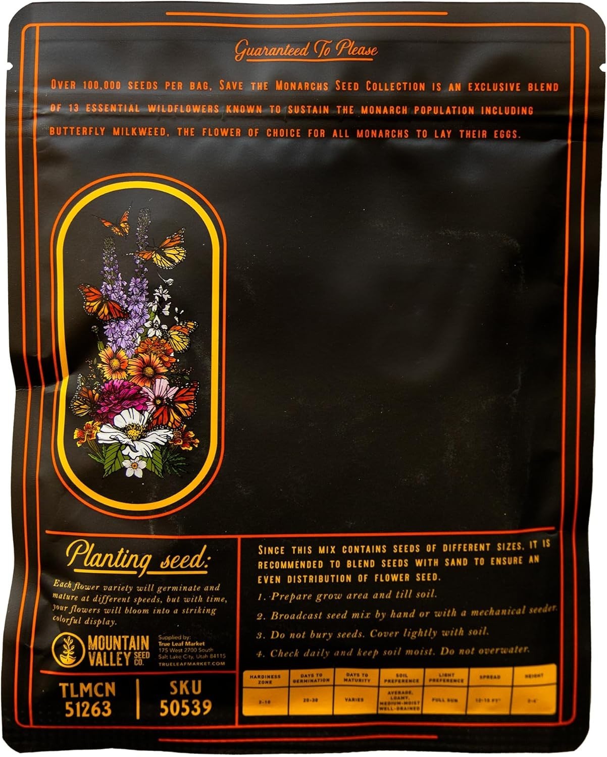 Perennial Wildflower Mix – 100,000+ Non-GMO Seeds for Vibrant Pollinator Gardens