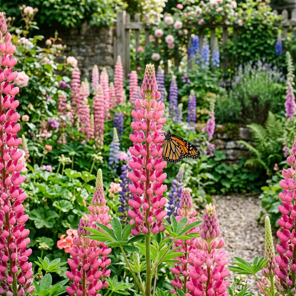 100 Pink Russell Lupine Seeds for Planting – Vibrant Heirloom Perennial Garden