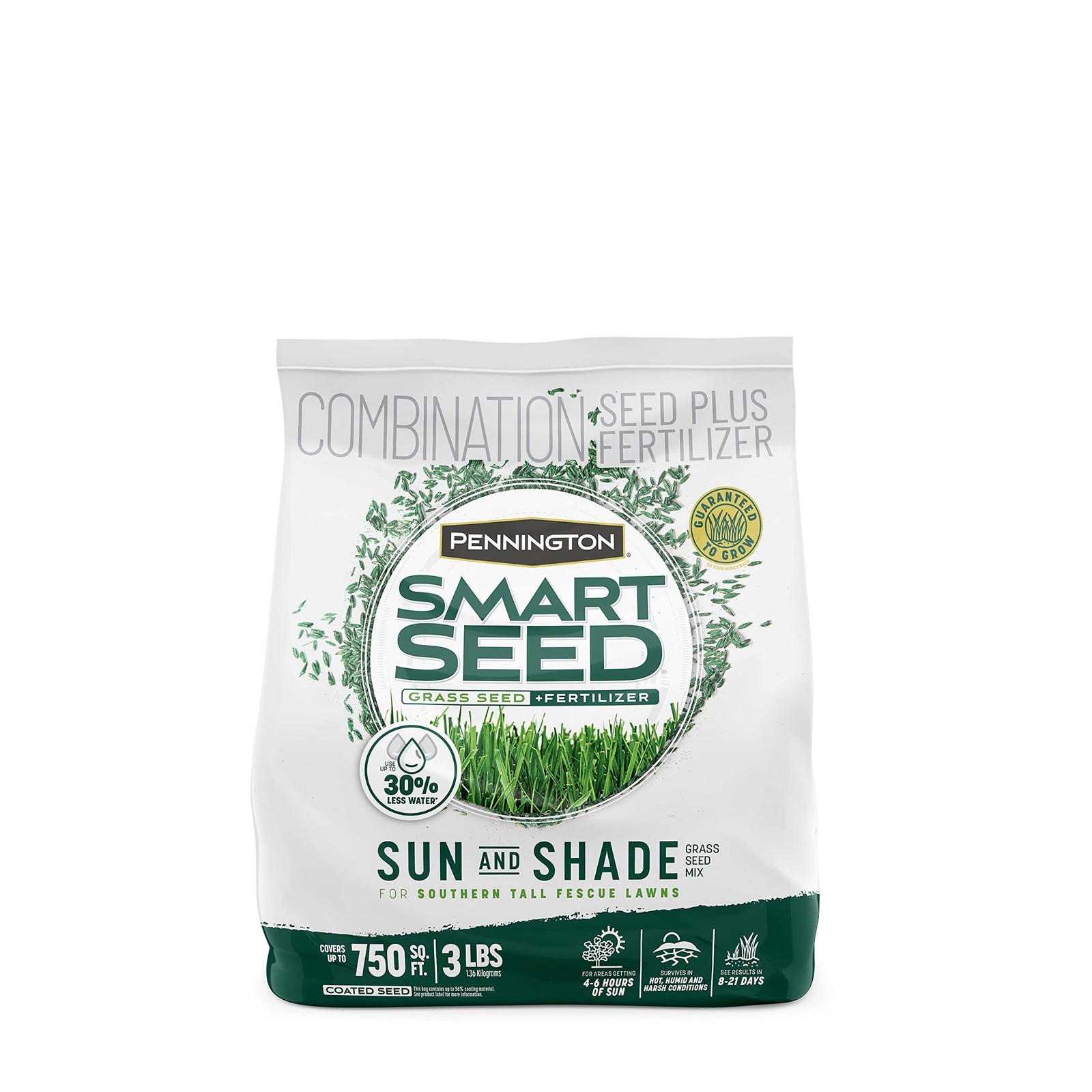 Pennington Smart Seed Sun And Shade Tall Fescue Grass Seed Mix For Sou