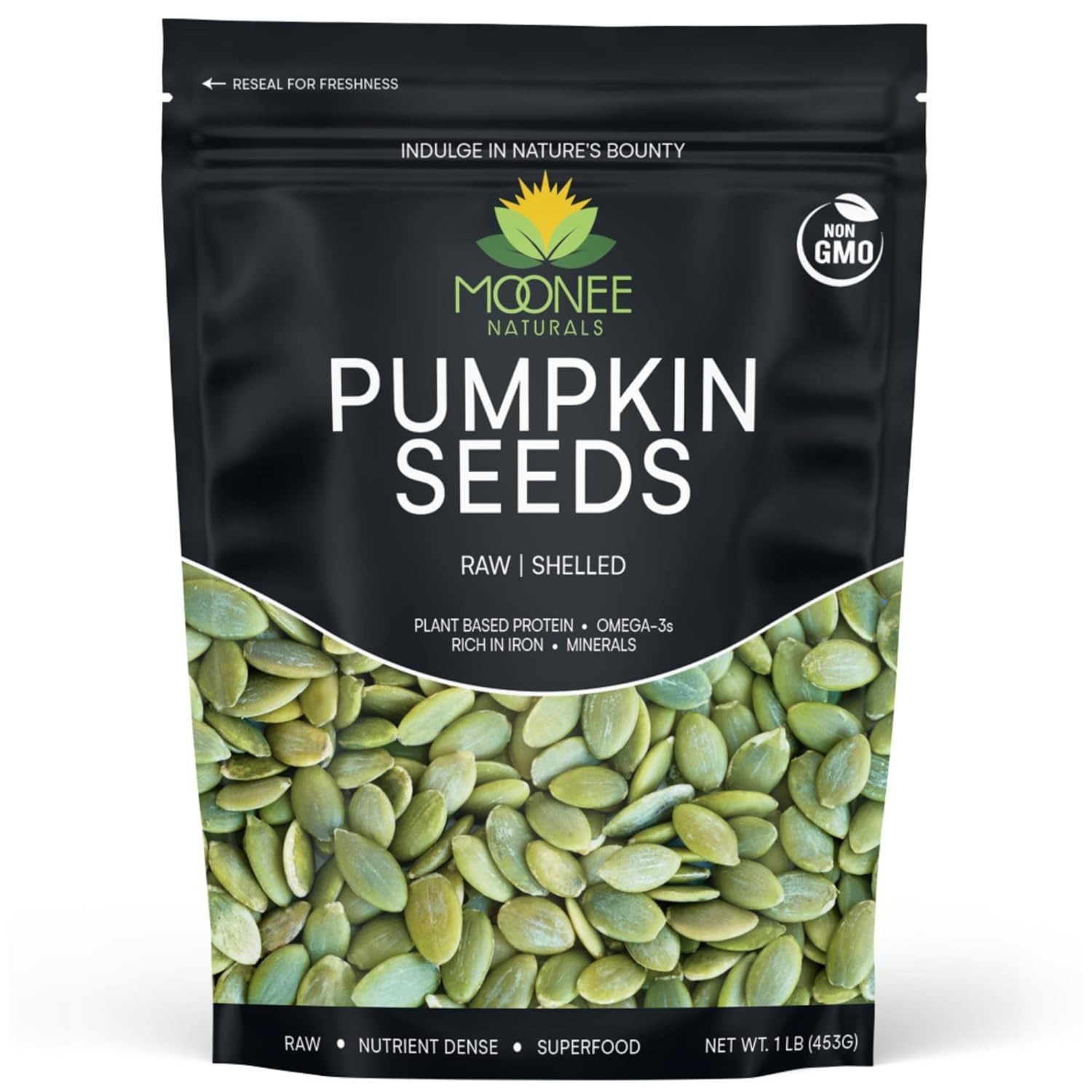 1 lb Unsalted Raw Pumpkin Seeds – Nutrient-Rich Superfood for Healthy Eating
