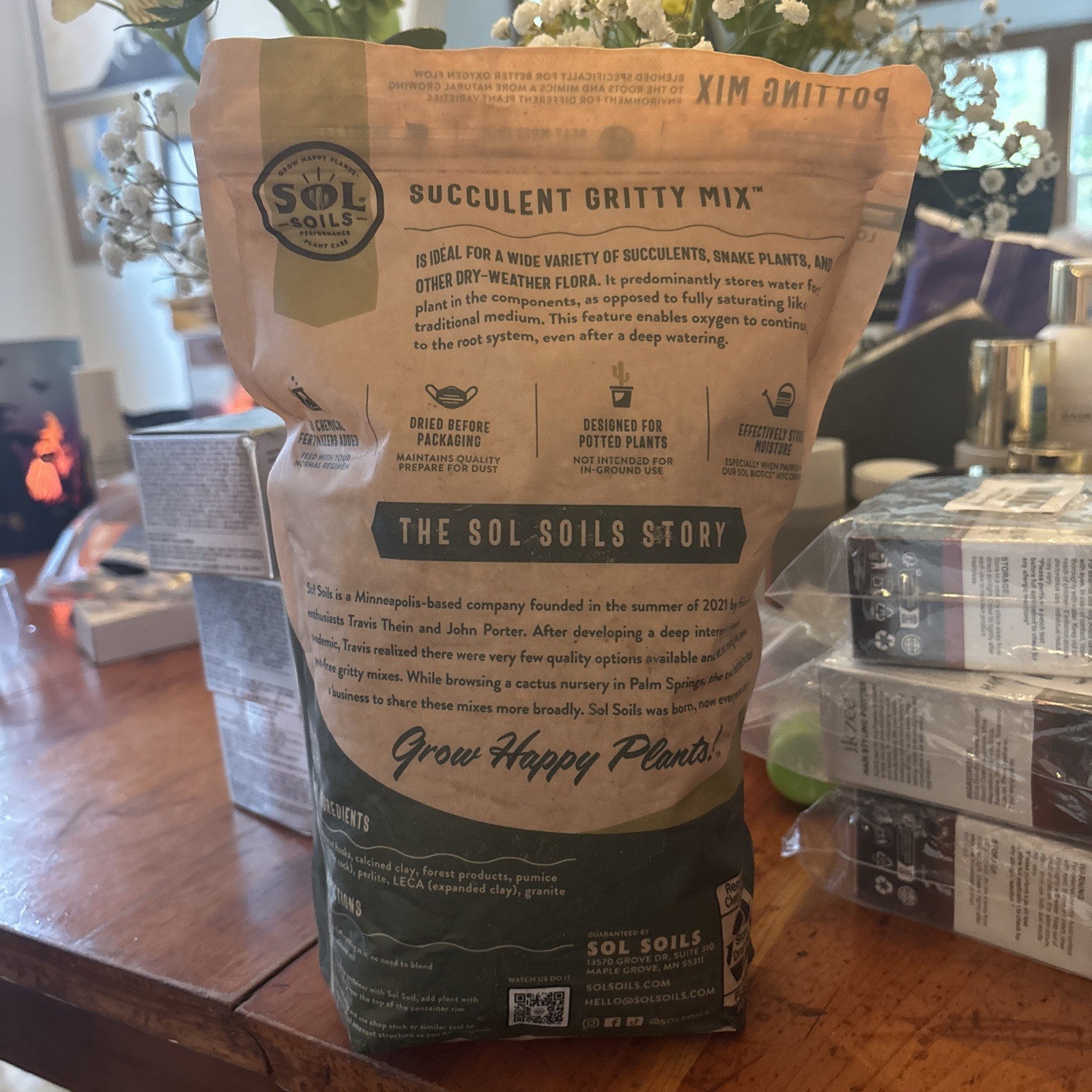Sol Soils Succulent Gritty mix 1.2lbs