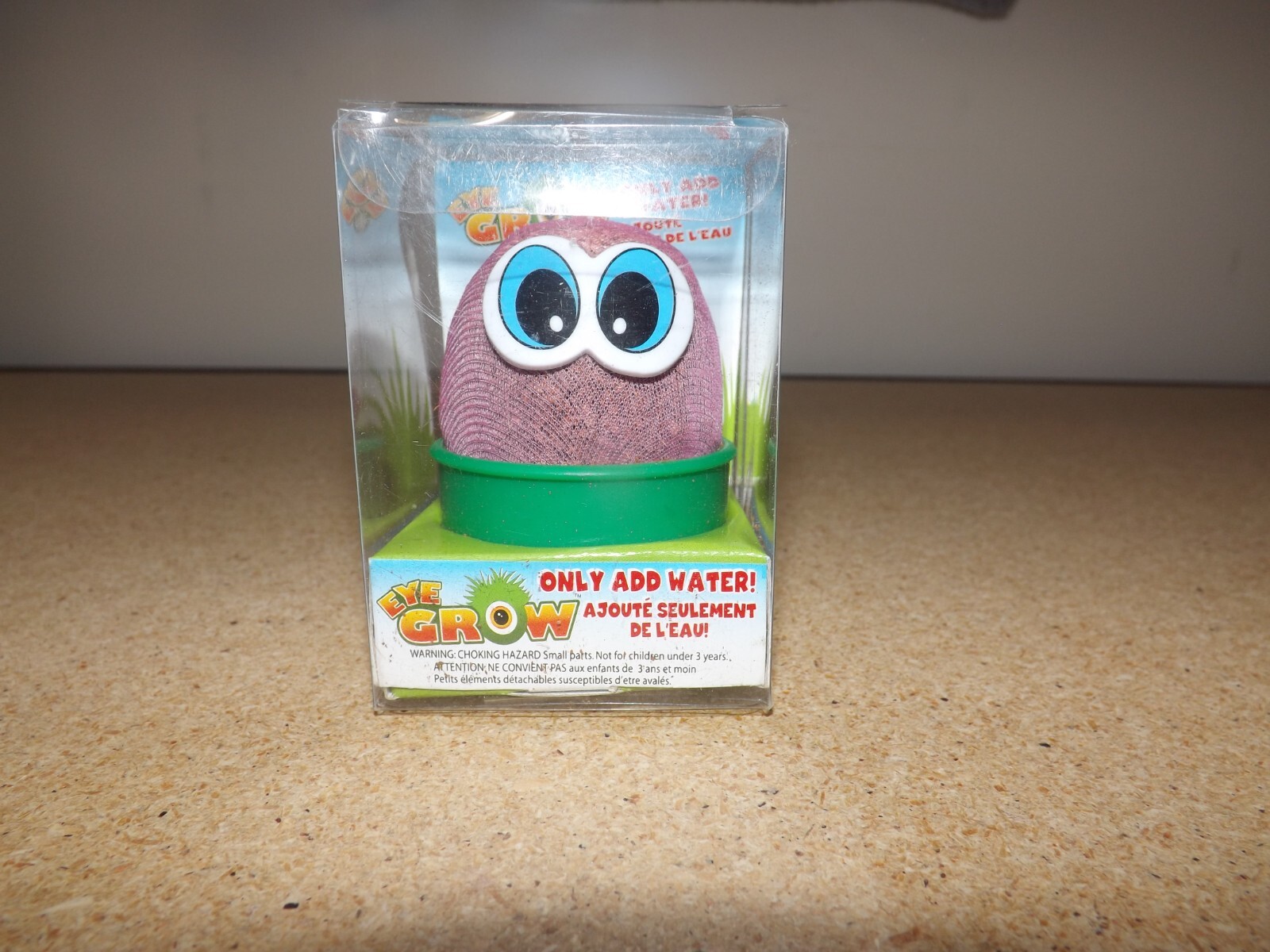NEW mini grass planter create your own plant with decorative face stickers