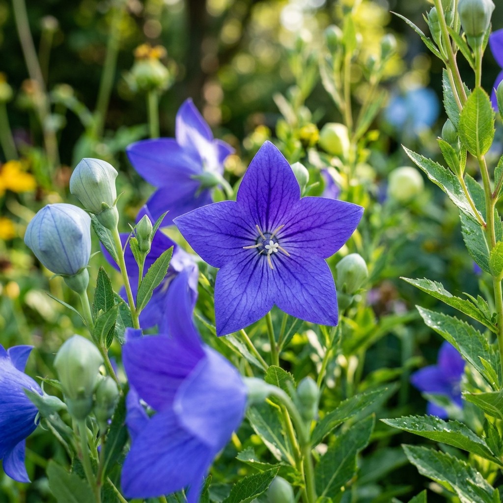 Spectacular 500 Balloon Flower Flower Seeds, Blue – Drought Tolerant, Nature
