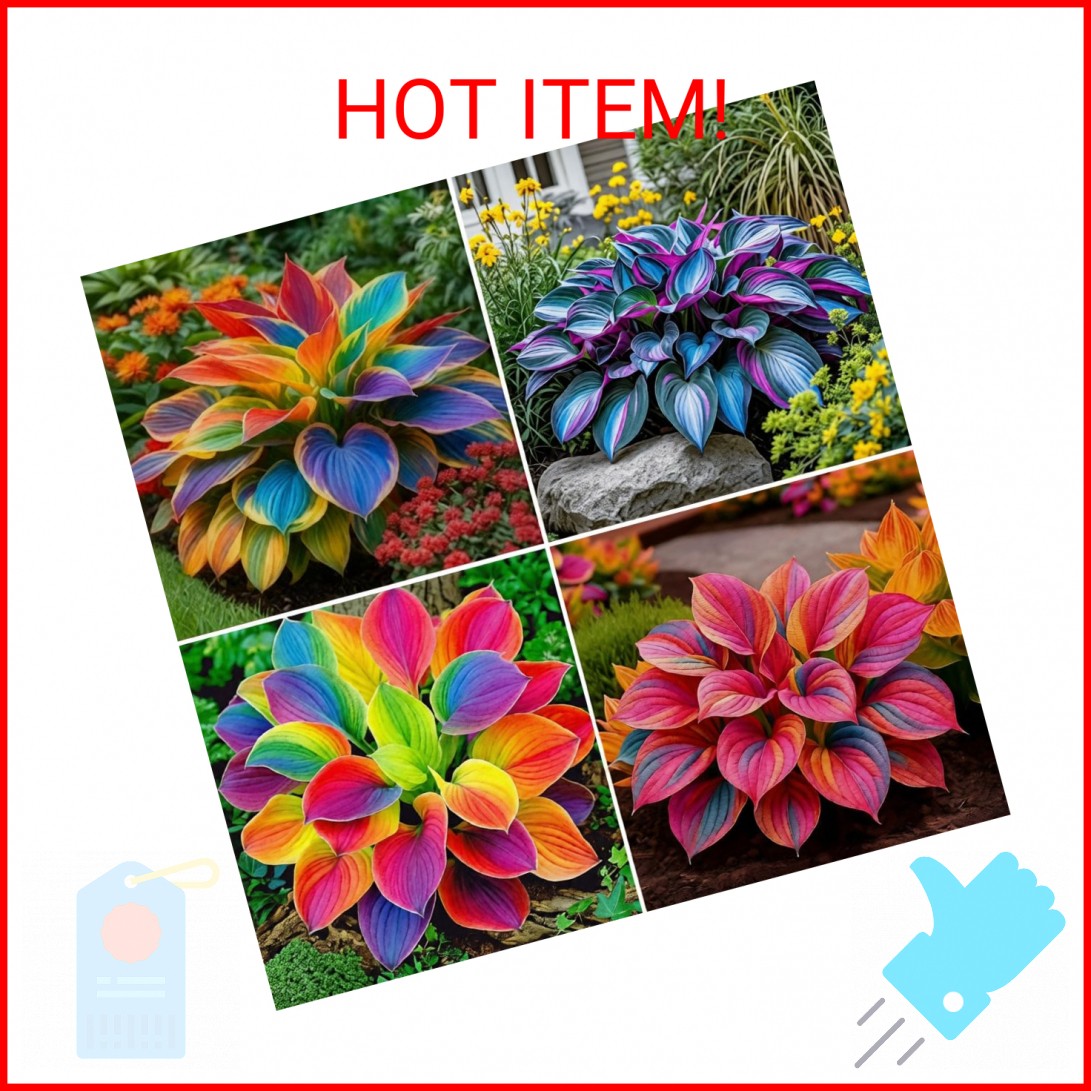 Mixrug 220+ Mixed Color Hosta Seeds for Planting – Hostas Seeds Rare Perennial,