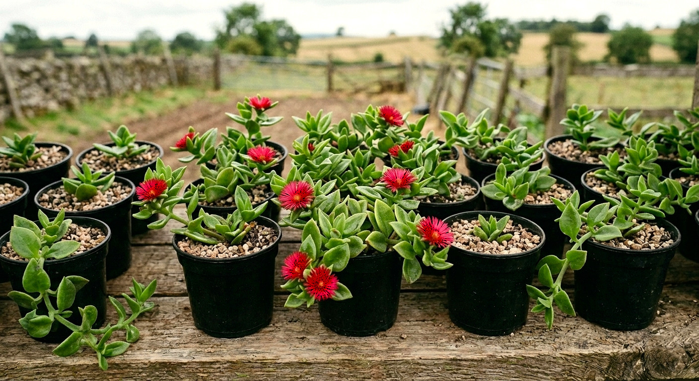 APTENIA CORDIFOLIA ‘HEARTLEAF ICEPLANT’, ‘BABY SUN ROSE’, ‘RED APPLE’ 4+ “