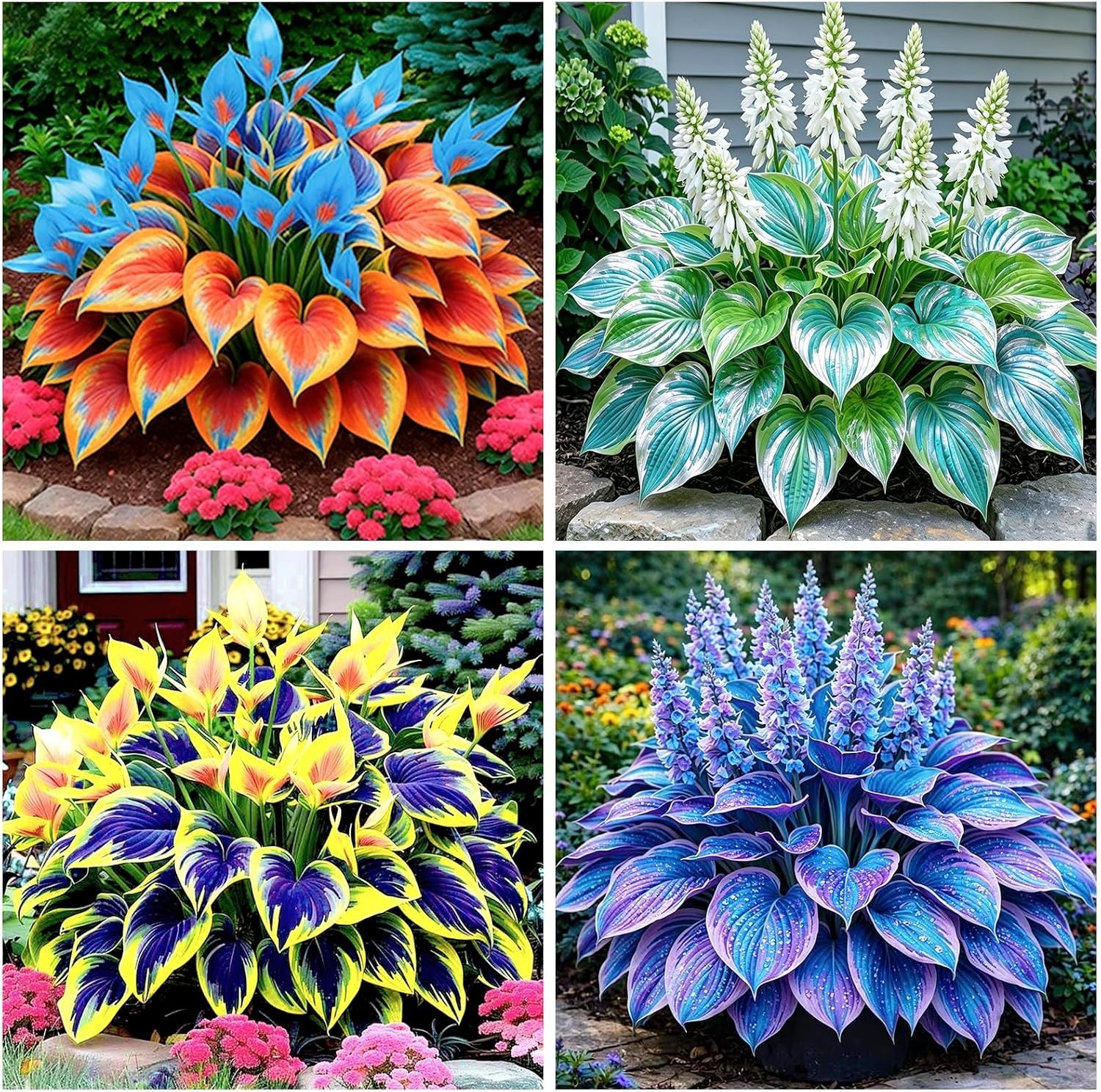 315+ Perennial Mix Color Hosta Seeds for Planting in Outdoor Garden – Shade Tole