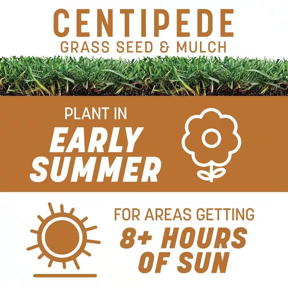 Centipede 5 Lb. 2,000 Sq. Ft. Grass Seed and Mulch