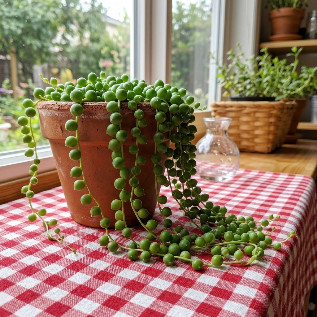 50pcs Pearl String Succulent Seeds Ornamental Foliage Plant Home Yard Decor