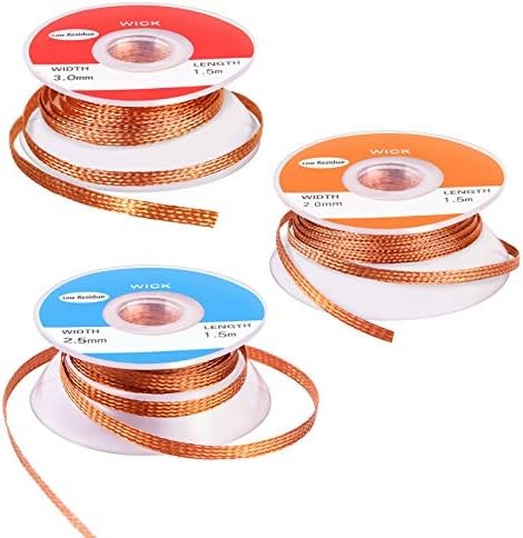 Desoldering Braid Wicks for Solder Removal