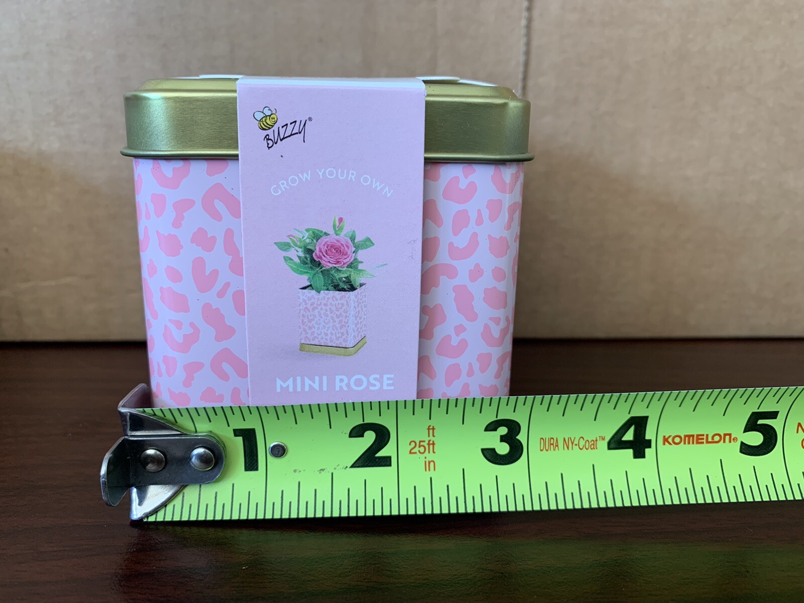 Buzzy Grow Your Own Grow Kit Mini Rose, Basil, & Daisy. Planter seeds & medium
