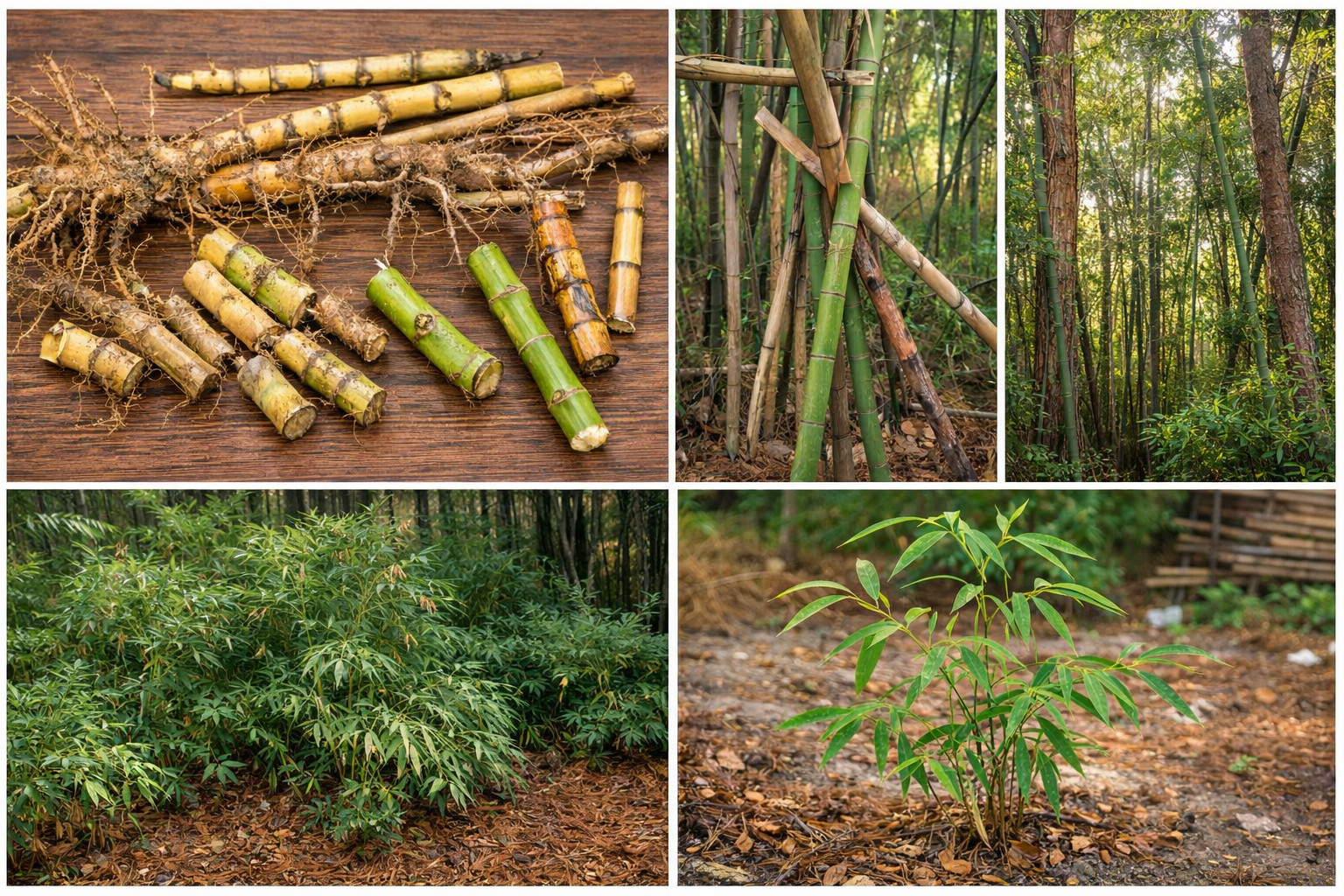 Phyllostachys Vivax LIVE Rhizomes – Chinese Timber Bamboo