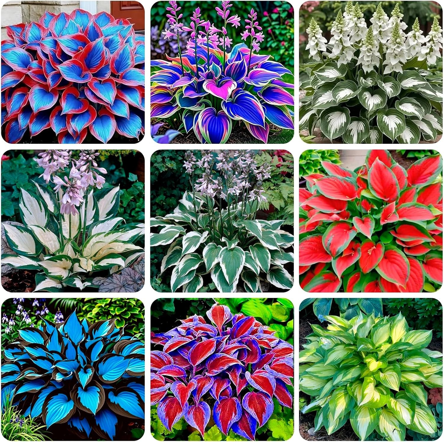High Germination Rate Hosta Seeds – 200+ Perennial Flowers for -Round Beauty