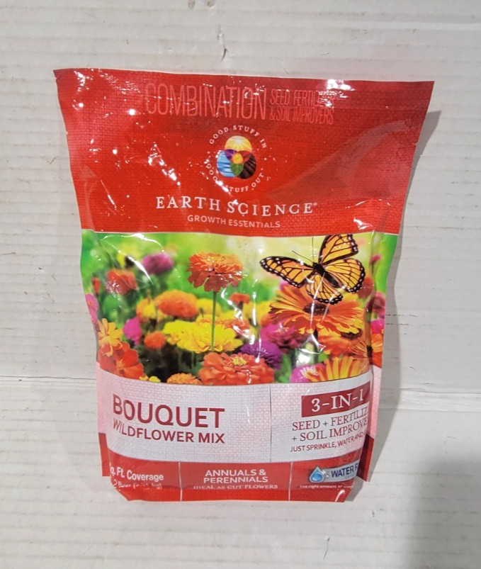 Earth Science Bouquet Wildflower Mix 3-in-1 Formula 2 lb
