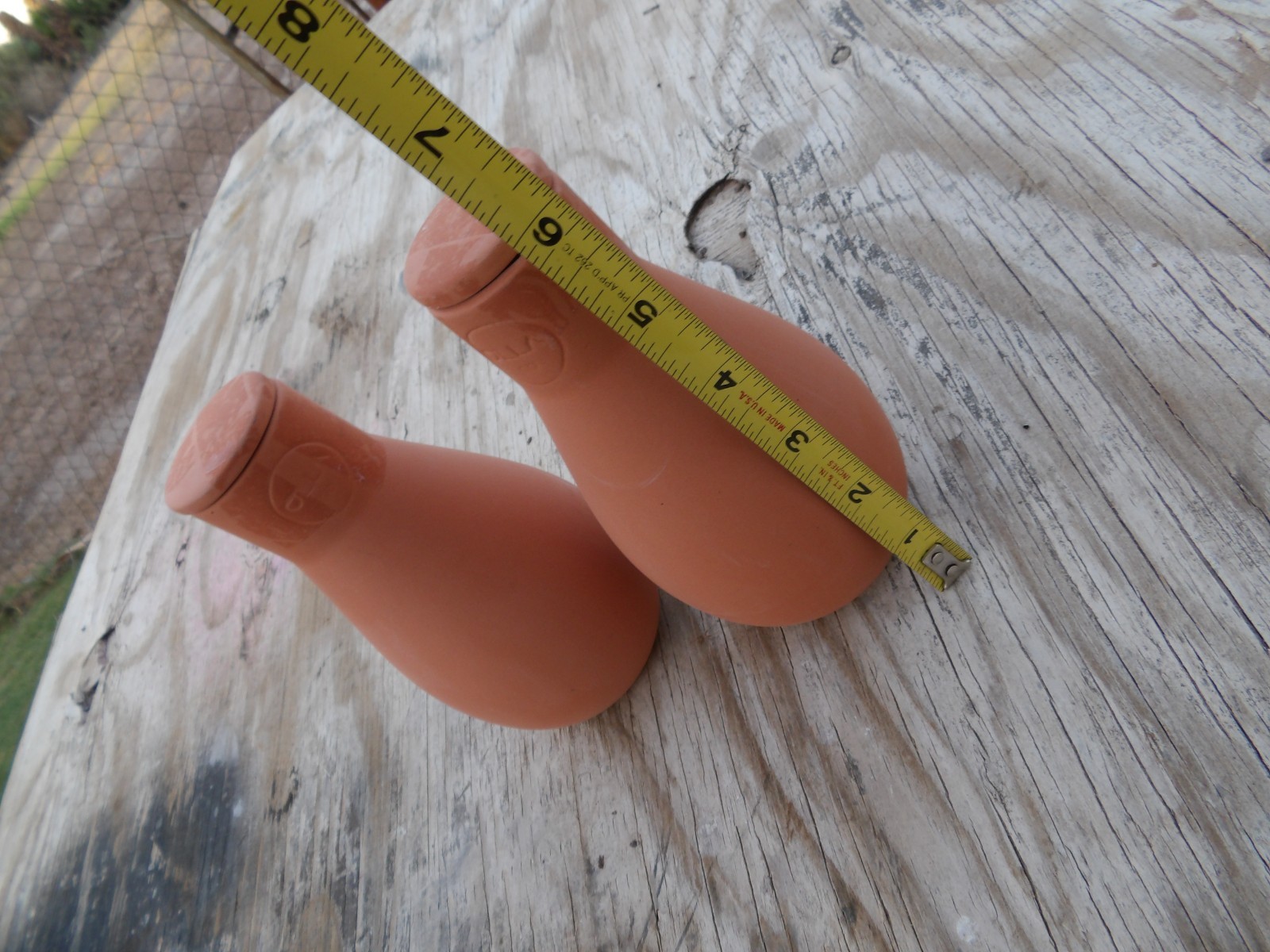 2pc Terracotta Self-Watering Plant Pots, 3.0×3.0x6″, Ollas for Garden