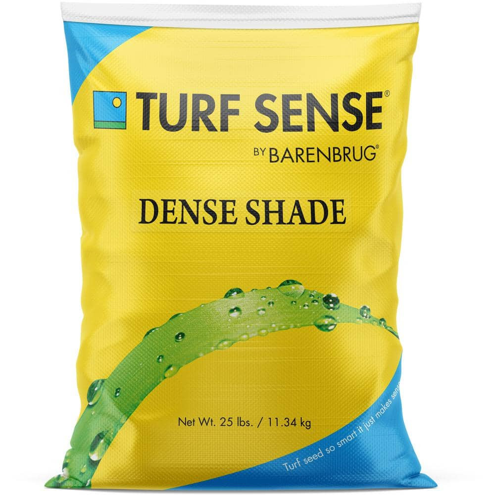 Turf Sense Dense Shade Mix Grass Seed Advanced 25 lbs Overseeding 5,000 sq.ft.