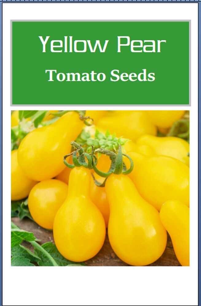 Yellow Pear Tomato Seeds | NON-GMO | Heirloom | Fresh Vegetable Seeds