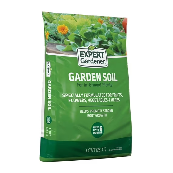 Expert Gardener Garden Soil for In-Ground Plants Bulk Soil Pallet, 1 cu. ft., Pa
