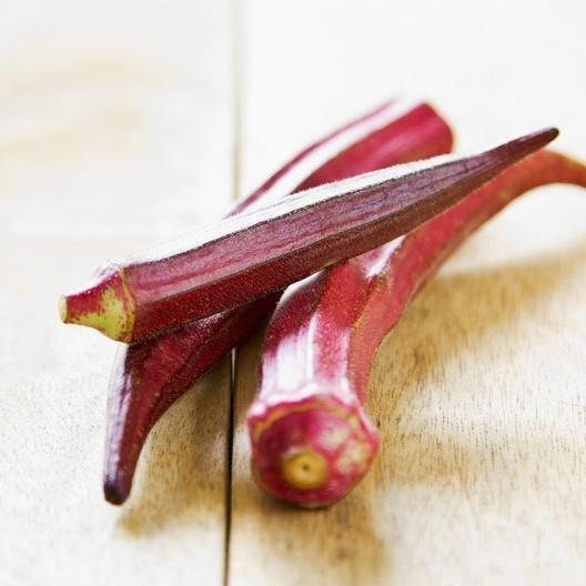Heirloom Red Burgundy Okra Seeds, Non-GMO Planting, Tracking Included