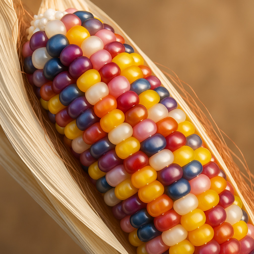 50+ GLASS GEM CORN SEEDS | HEIRLOOM RAINBOW KERNELS | RARE FREE SHIPPING 🌽