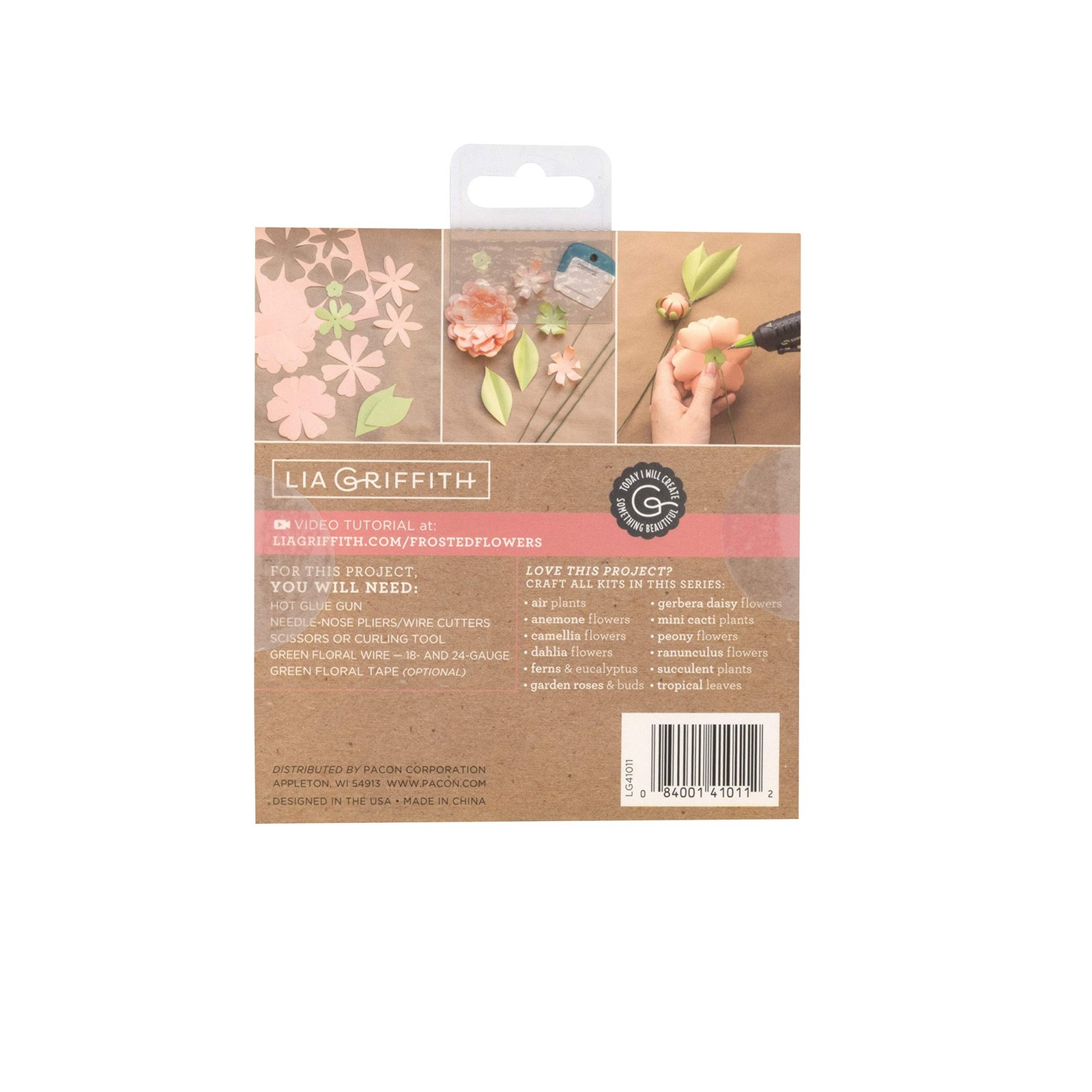 Frosted Paper Camellia Flowers, 21 Count, 6″ x 6.5″, Assorted Colors