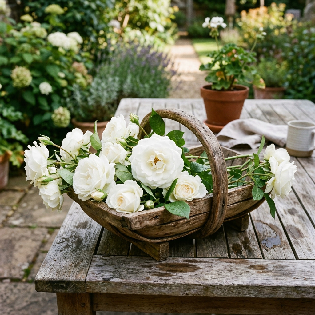 50 White Rose Seeds for Planting – Premium Variety for Home Gardening