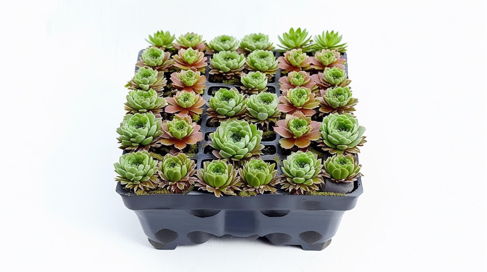 Succulents Sempervivum Assortment Rooted Starter Plant (Pack of 3)