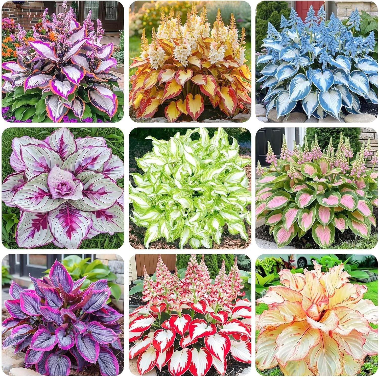 200+ Mixed Rare Hosta Seeds for Planting-Attract Pollinators Perennial Garden…