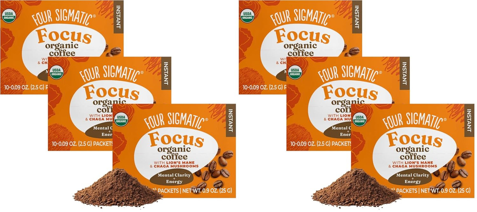 Mushroom Coffee Mix Pack of 2 – Lion’S Mane and Chaga & Cordyceps and Chaga