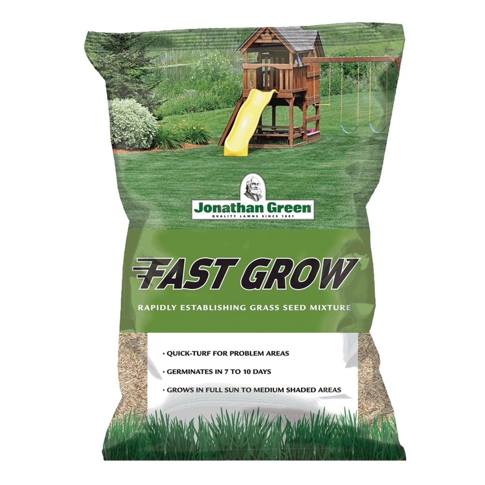 Jonathan Green Fast Grow Grass Seed Mixture, 25 lbs