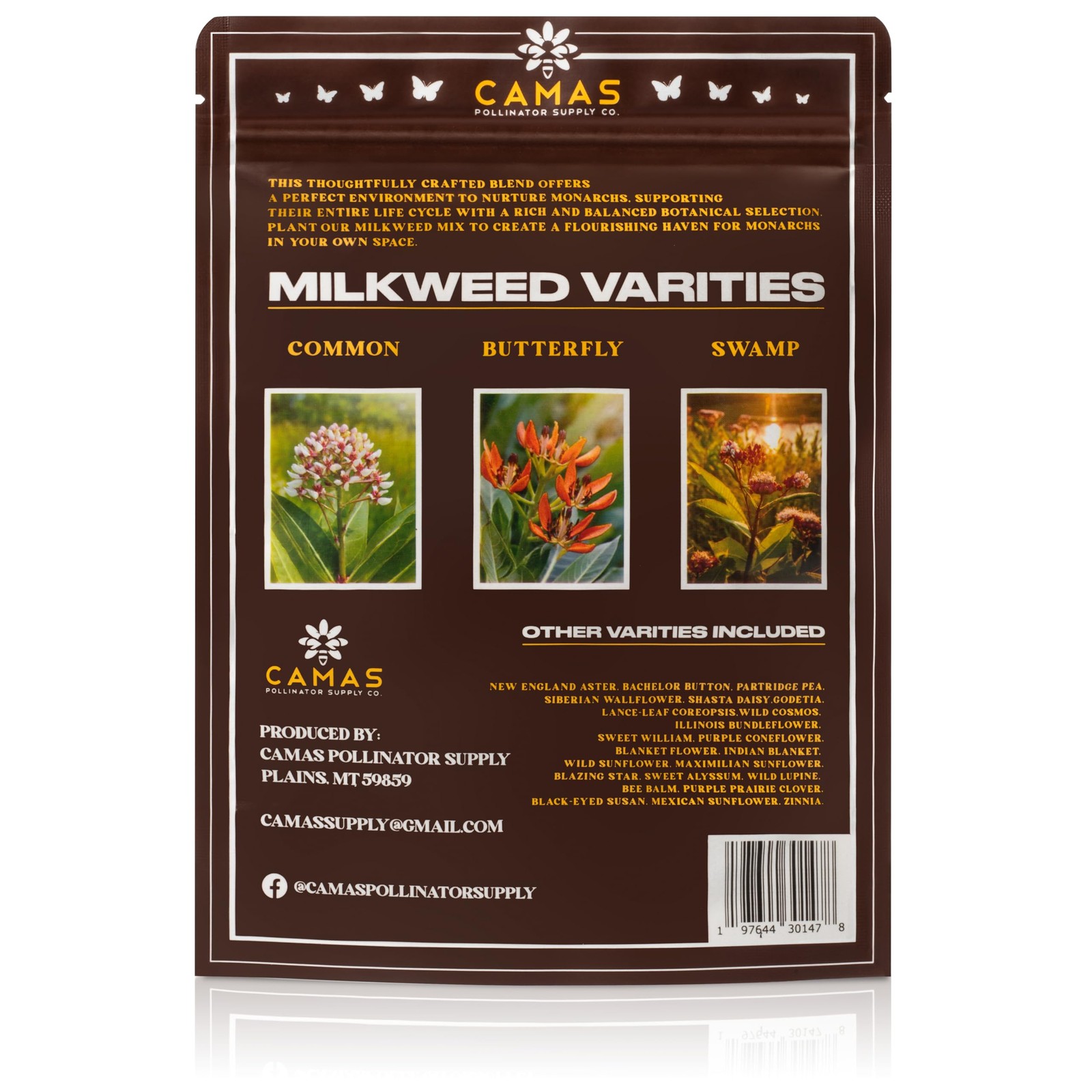 Monarch Butterfly Garden Kit with Milkweed Seeds–Perennial Flower Spectrum