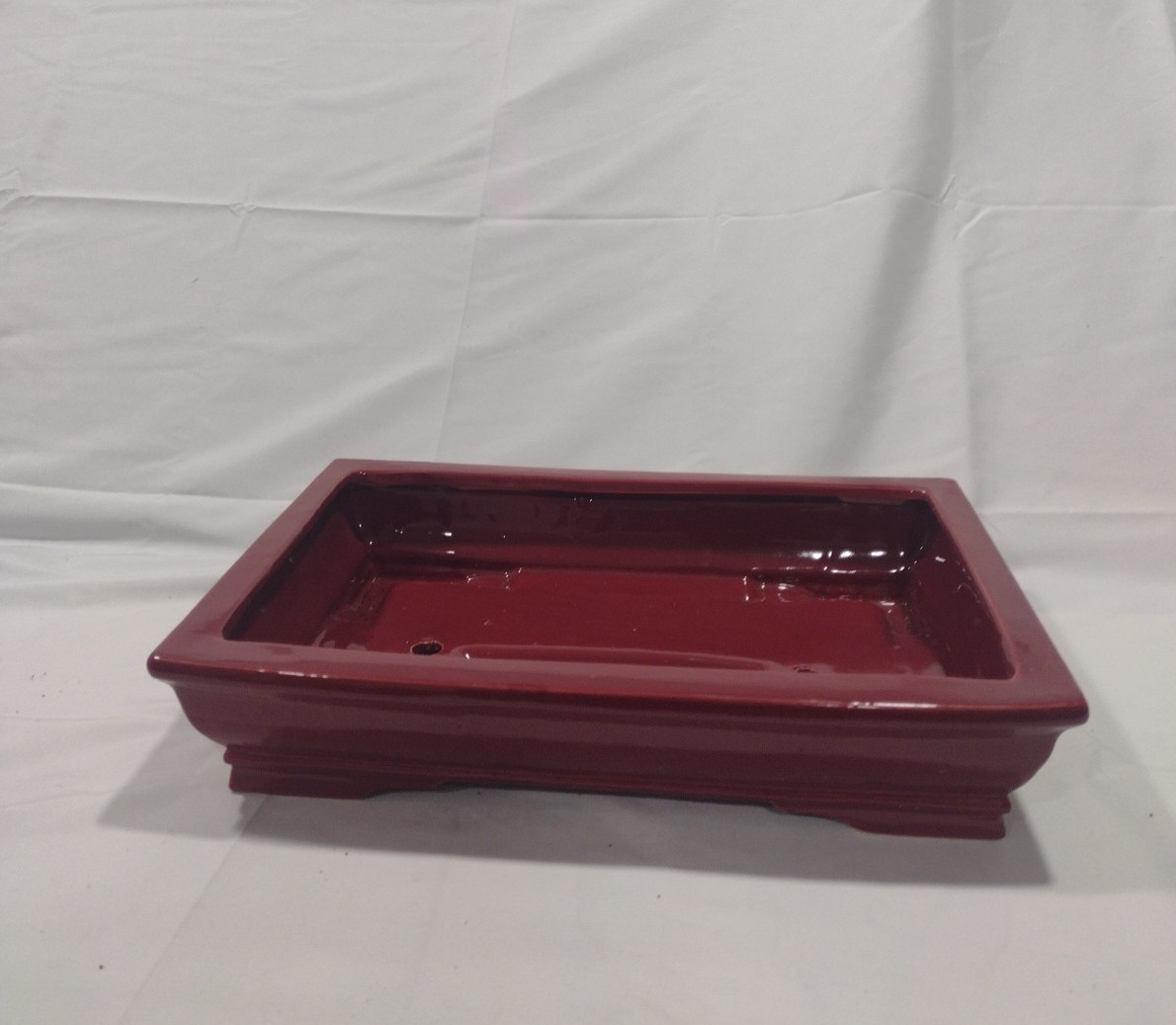 Unknown Japanese Tokoname Bonsai Tree Pot 10x6x3 Great Design Red Clay