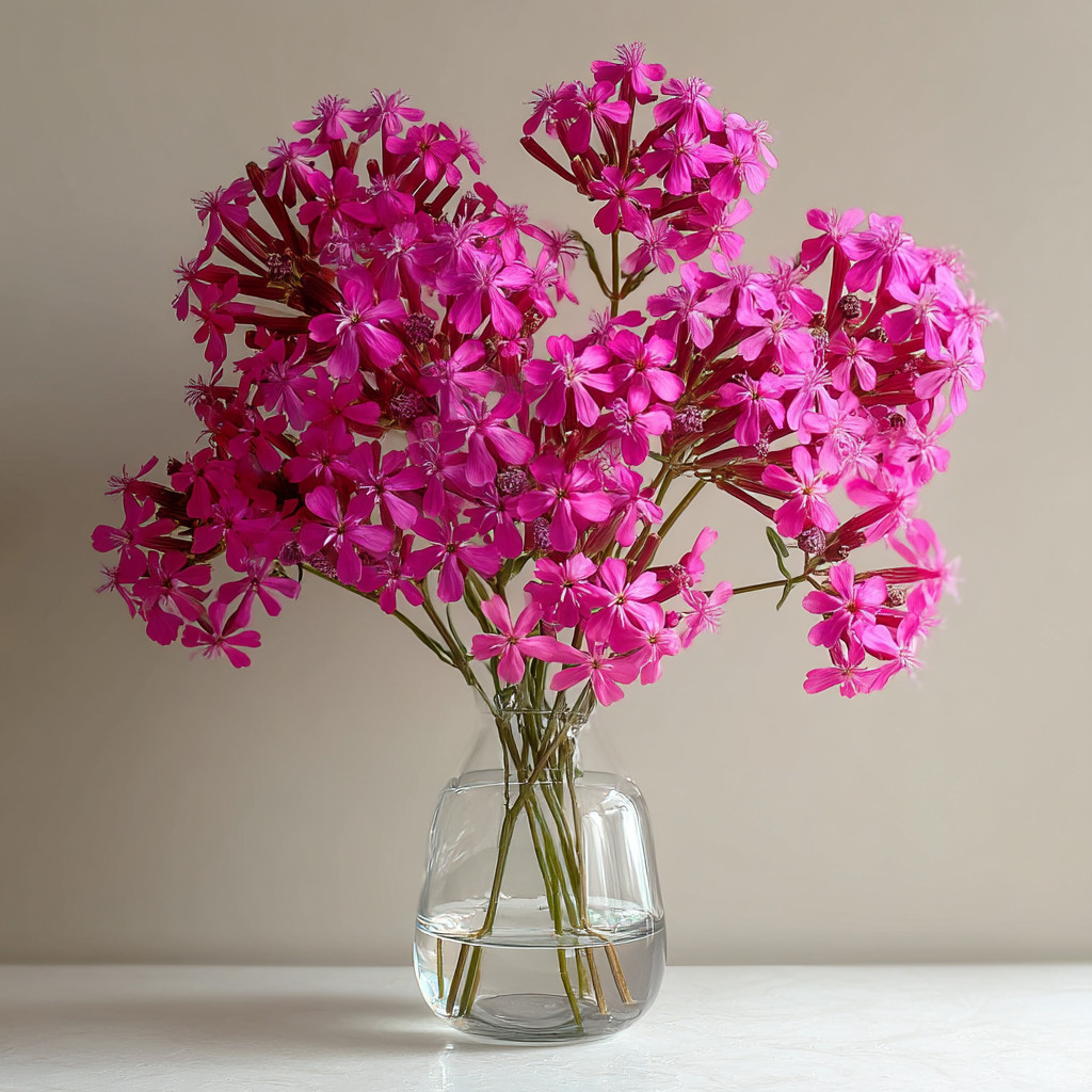 None So Pretty Catchfly 500 Seeds | Silene armeria Pink Flowers
