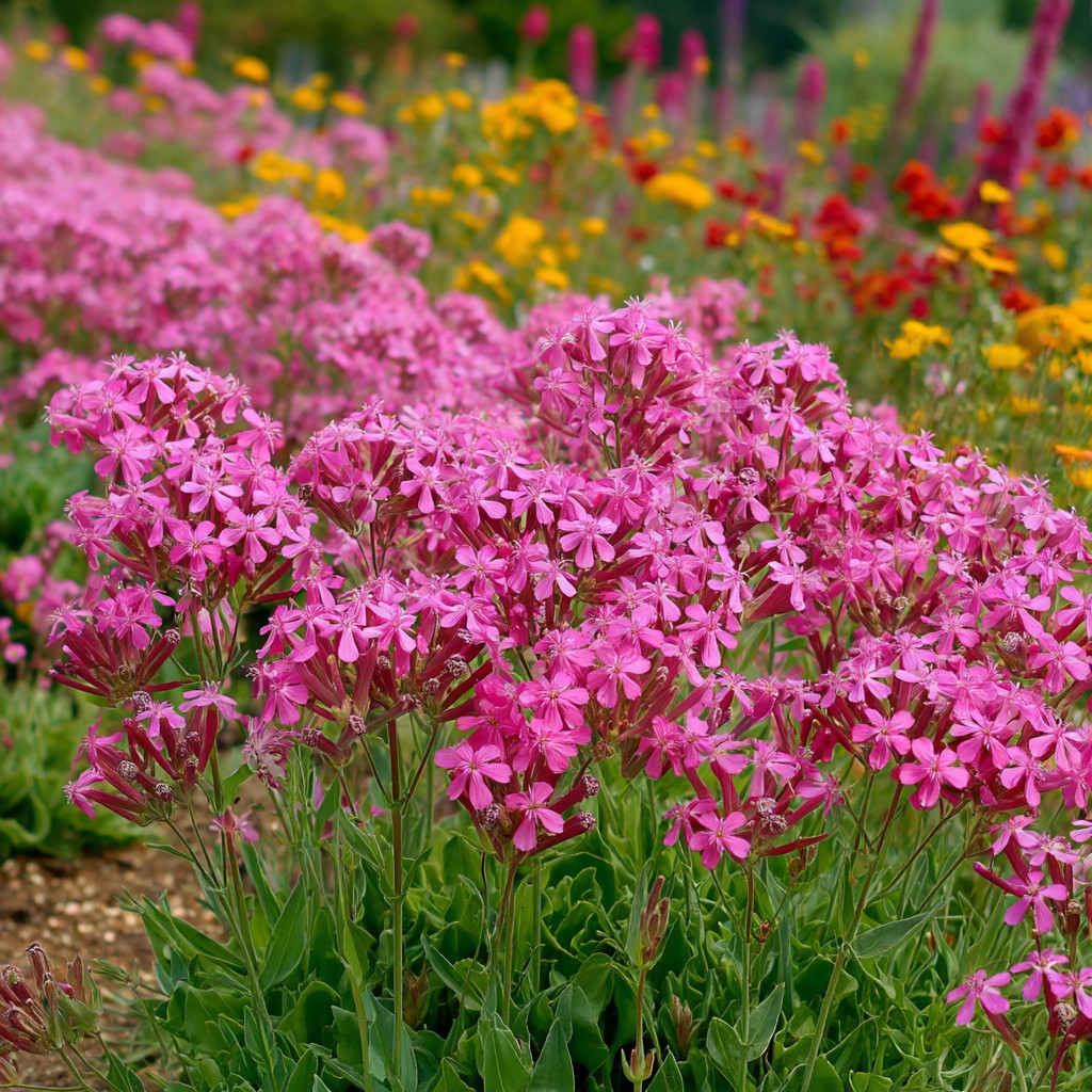 None So Pretty Catchfly 500 Seeds | Silene armeria Pink Flowers