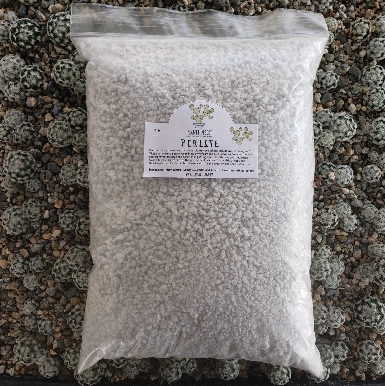 Perlite 4 Quarts porosity soil amendment for cactus and succulents cactus Cacti