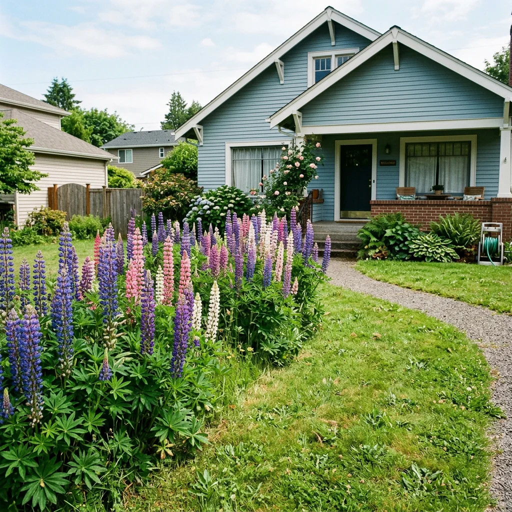 100 Russell Mixed Lupine Seeds for Planting – Heirloom Seed Blend for Home