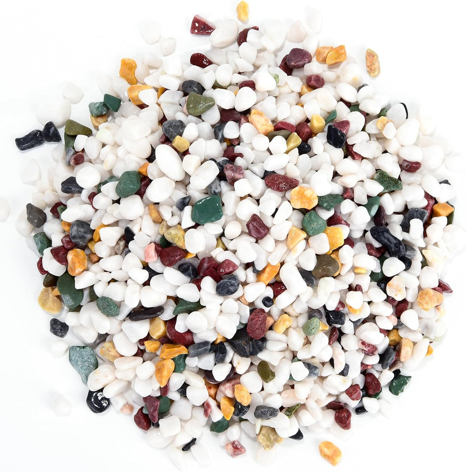 2LB Succulent Cactus Gravel Pebbles 1/4″-1/3″ Decorative River Rocks 5 Colors